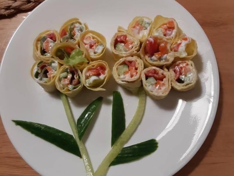 ציורים באוכל